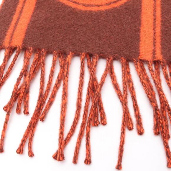 HERMES Red Scarf - Picture 3 of 4